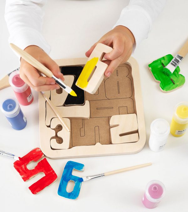 Wooden Numbers Puzzle - Imagen 3
