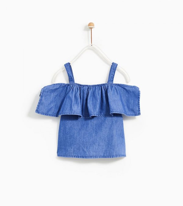 Blue Denim Top - Imagen 3